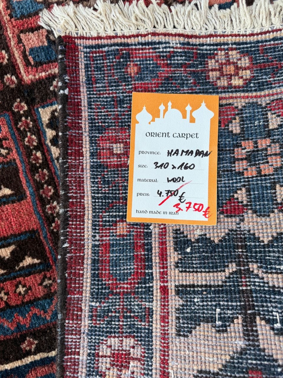 Nowy Chodnik Dywan Perski Wełniany Iran Hamadan / Bahtiari 310x160 - 192309