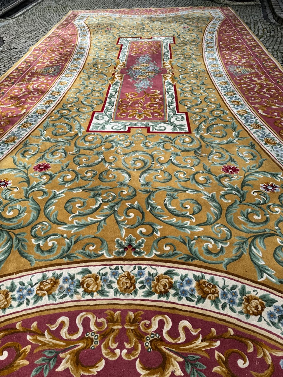 Rug Aubusson 800x400 cm, multicolor wool, France, 1990s. - 192584