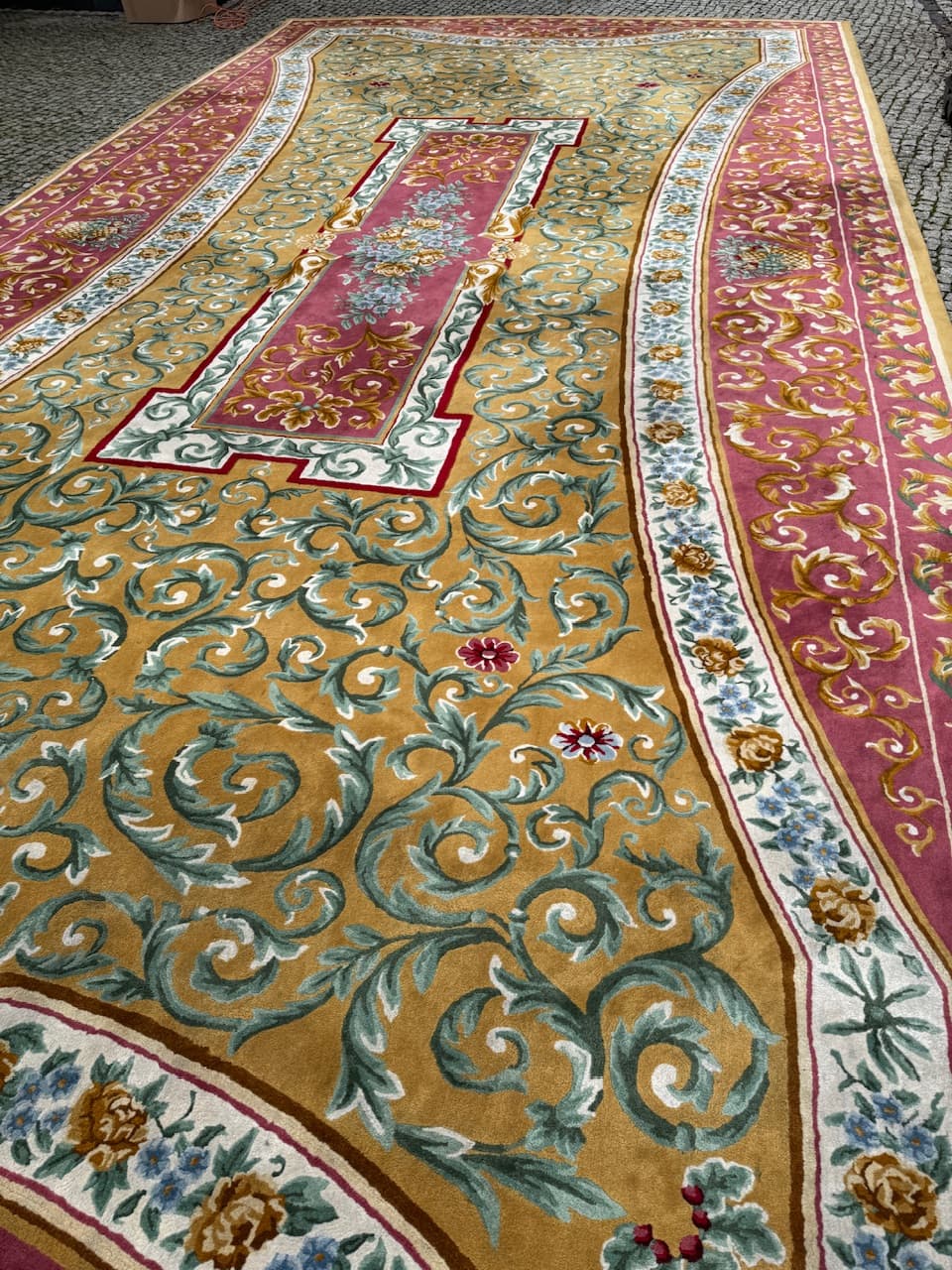 Rug Aubusson 800x400 cm, multicolor wool, France, 1990s. - 192586