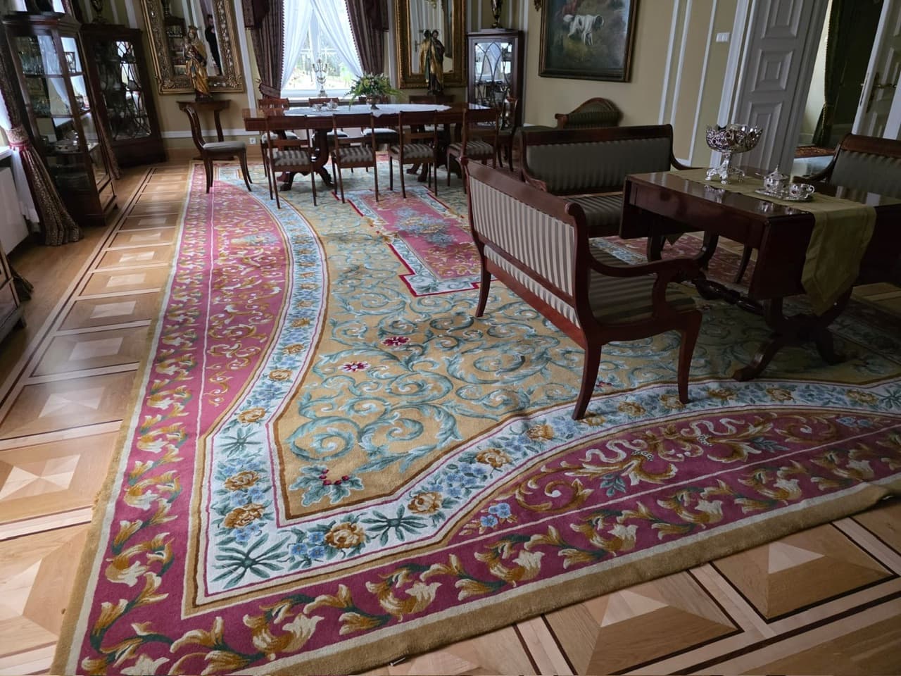 Rug Aubusson 800x400 cm, multicolor wool, France, 1990s. - 192580