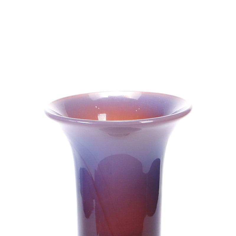 Wazon, szkło fiolet, proj. M. Jakubas, Polska, lata 70. - 192654