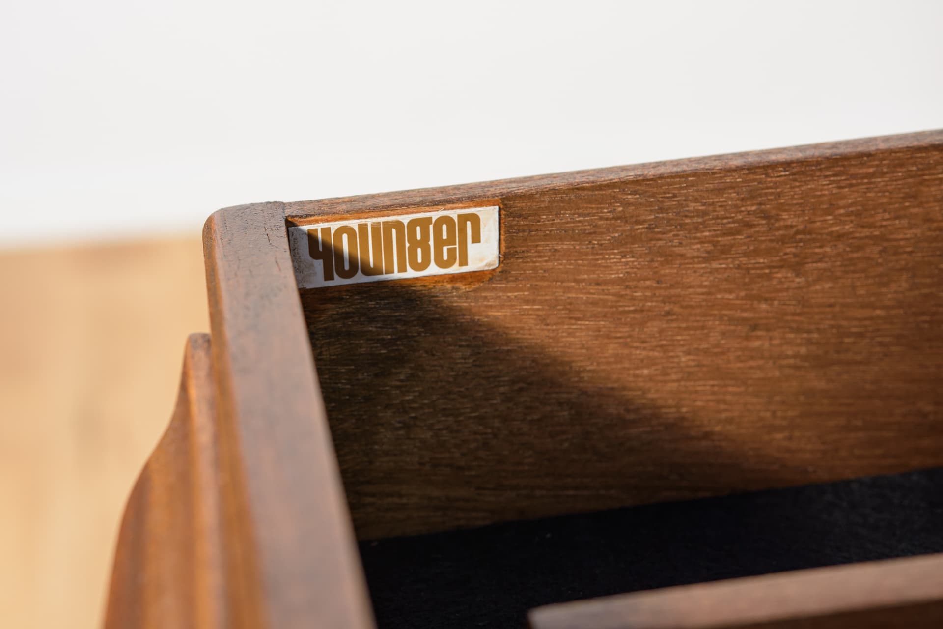 Komoda highboard, teak brązowy, proj. J. Herbert, A. Younger Ltd, Wielka Brytania, lata 60. - 193404