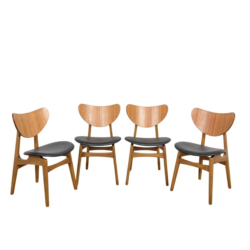 Komplet czterech krzeseł Librenza, G-Plan, Wielka Brytania, lata 50.