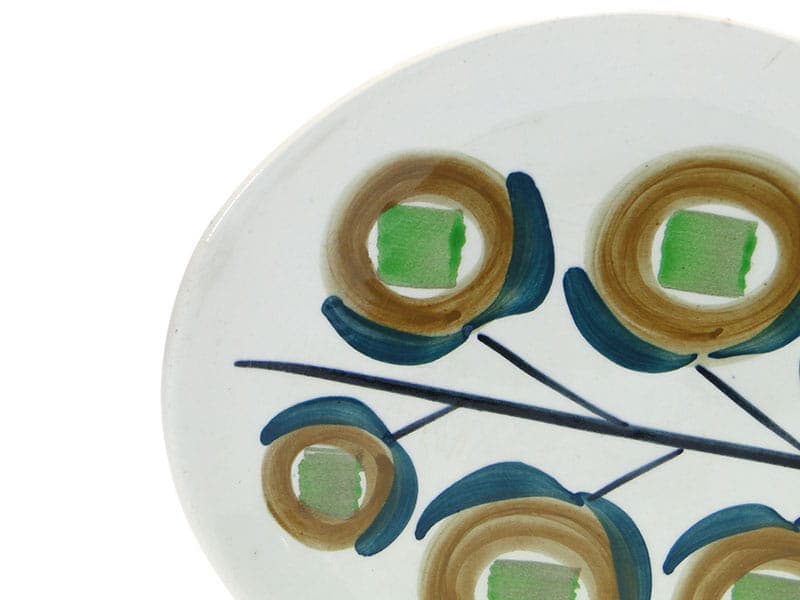 Talerz do ciasta New Look, ceramika ivory white, Włocławek, Polska, lata 50. - 193650