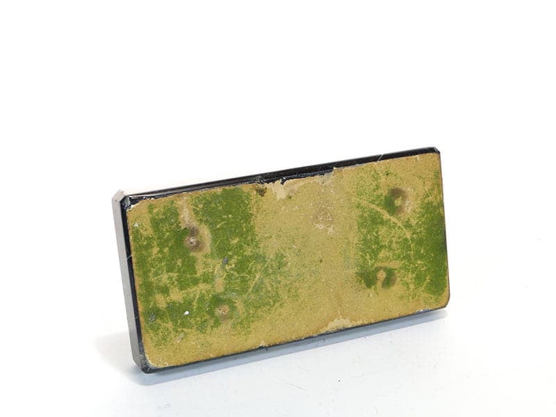 Listownik Art Deco, marmur czarny, metal chromowany, Belgia, lata 20. - 193713