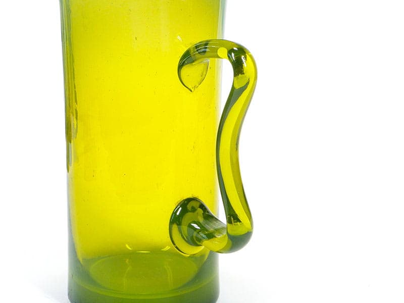 Wazon Kufel, multicolor szkło, proj. J. Słuczan-Orkusz, Polska, lata 70. - 193854