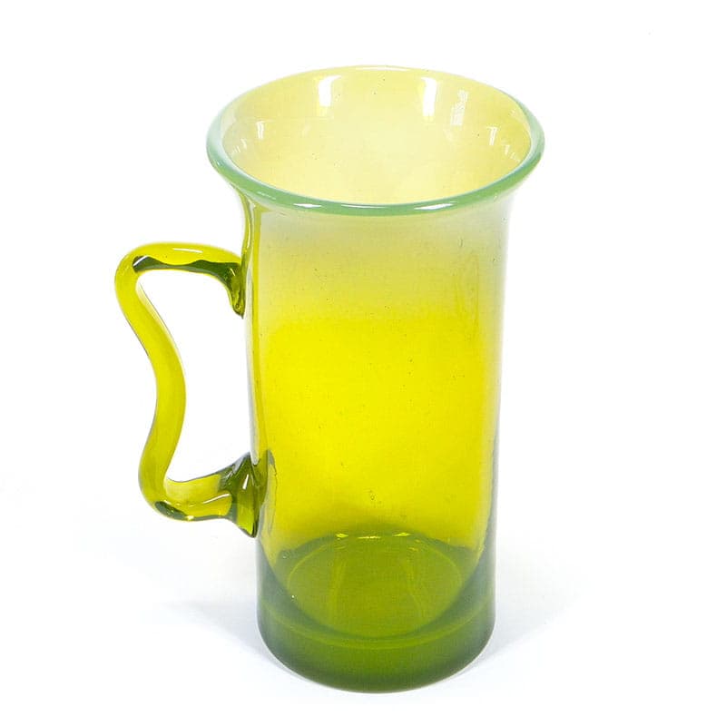 Wazon Kufel, multicolor szkło, proj. J. Słuczan-Orkusz, Polska, lata 70. - 193853