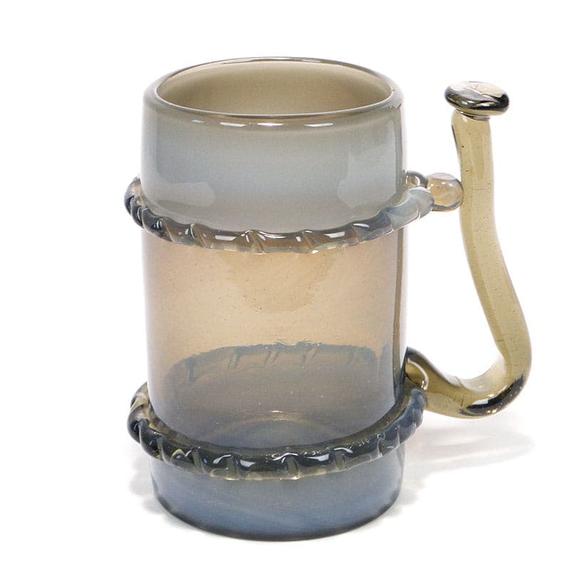 Wazon Kufel, szkło multicolor, proj. J. Słuczan-Orkusz, Polska, lata 70. - 193886