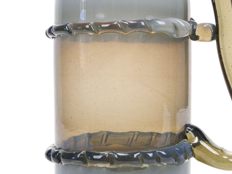 Wazon Kufel, szkło multicolor, proj. J. Słuczan-Orkusz, Polska, lata 70. - 193882