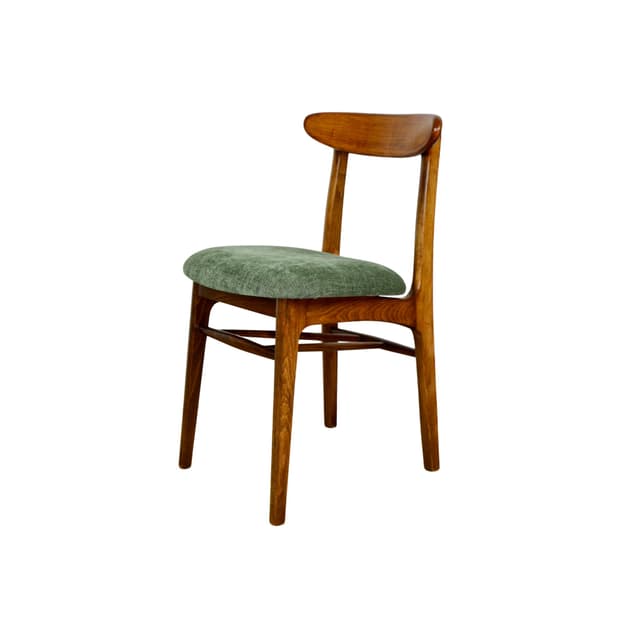 Krzesło, zielone, proj. R. Hałas, Polska, lata 70. - WYMIARY