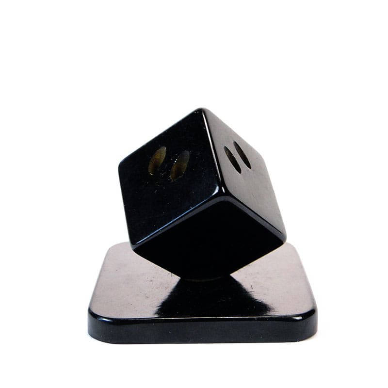 Toothpick Holder, Art Deco, black Bakelite, Poland, 1930s - 193998