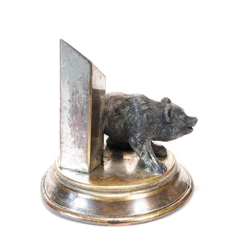 Toothpick Holder Art Deco, silver metal, Lviv, Ukraine, 1930s - 194104