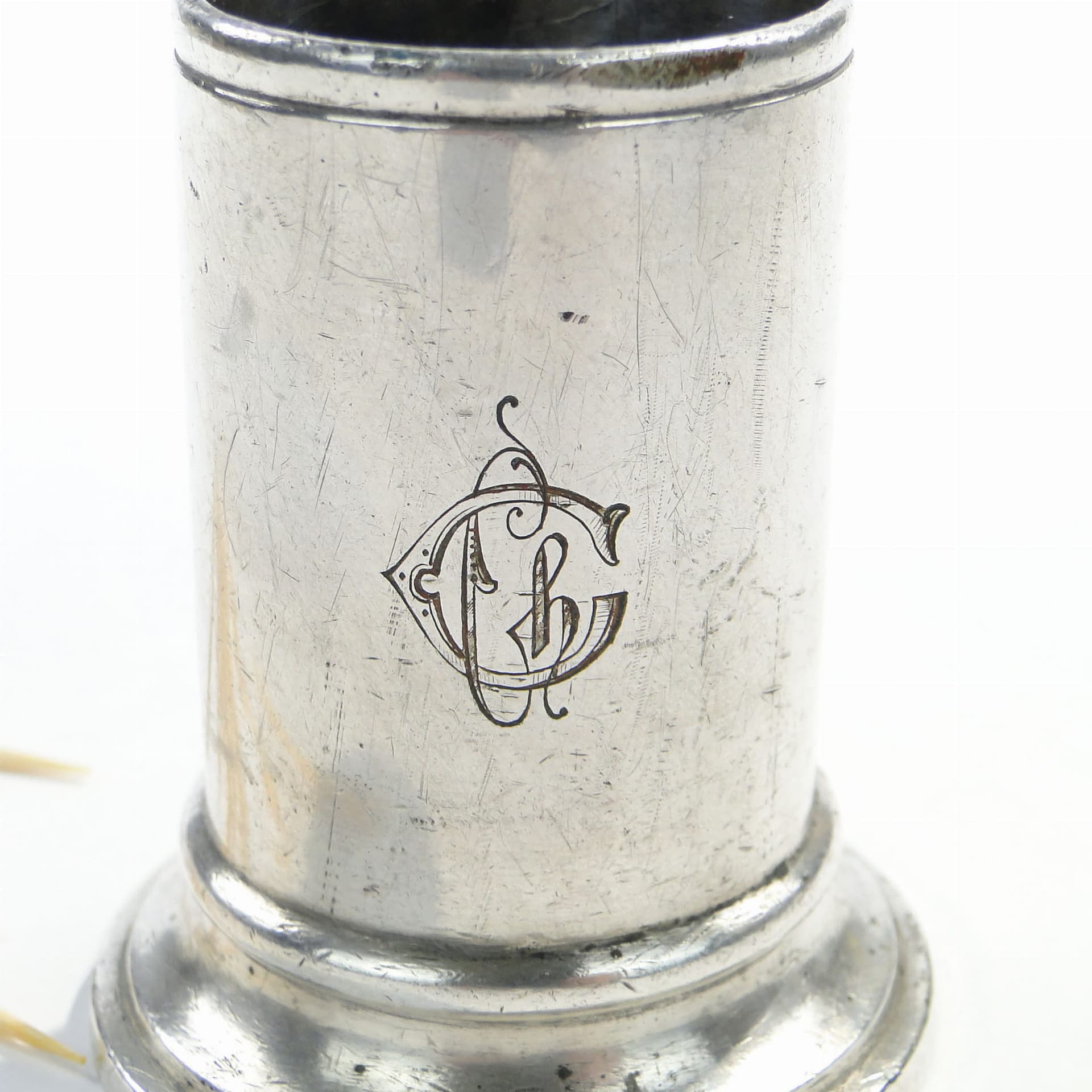 Toothpick holder, silver-plated brass, Norblin, Poland, 19th c. - 194112