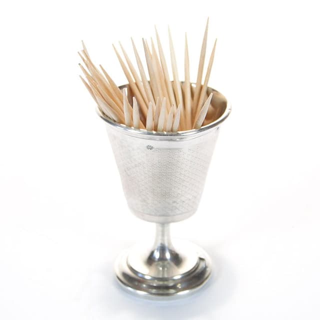 Kieliszek neoklasycystyczny, srebro, Francja, XIX wiek - WYMIARY