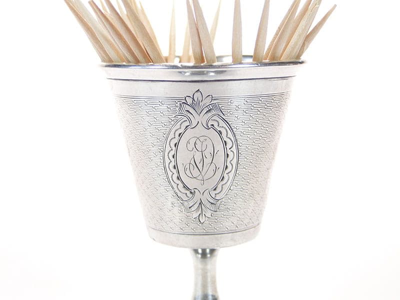 Kieliszek neoklasycystyczny, srebro, Francja, XIX wiek - 194173