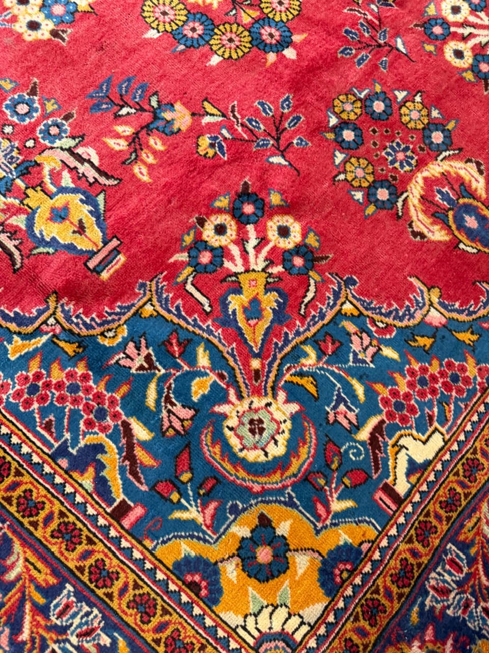 Dywan Keshan 320x210 cm, czerwony, wełna, Iran - 194354