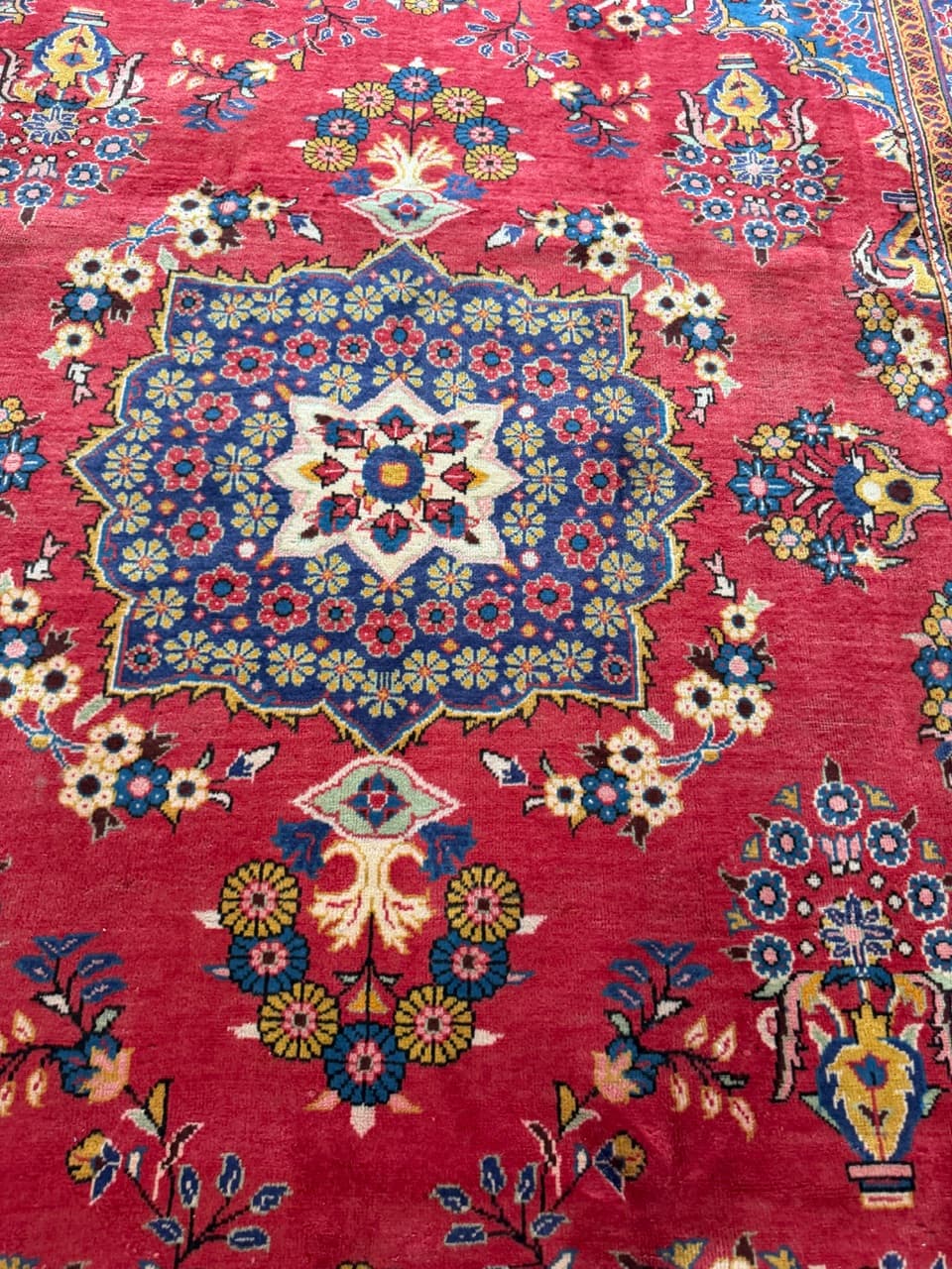 Dywan Keshan 320x210 cm, czerwony, wełna, Iran - 194358