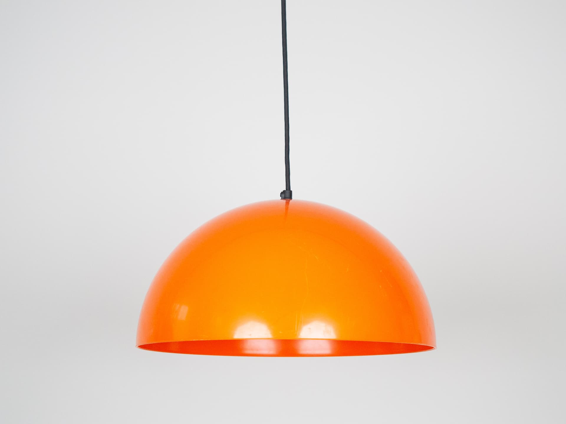 Lampa wisząca, pomarańczowy, Dania, lata 70 - 194496