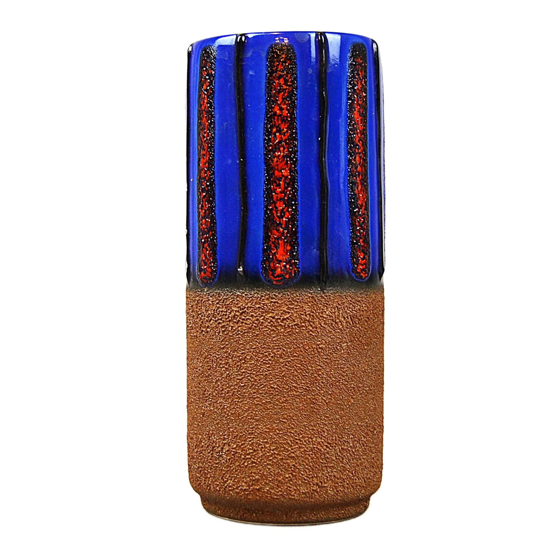 Wazon cylindryczny, multikolor, ceramika, Dümler & Breiden, Niemcy, lata 60.