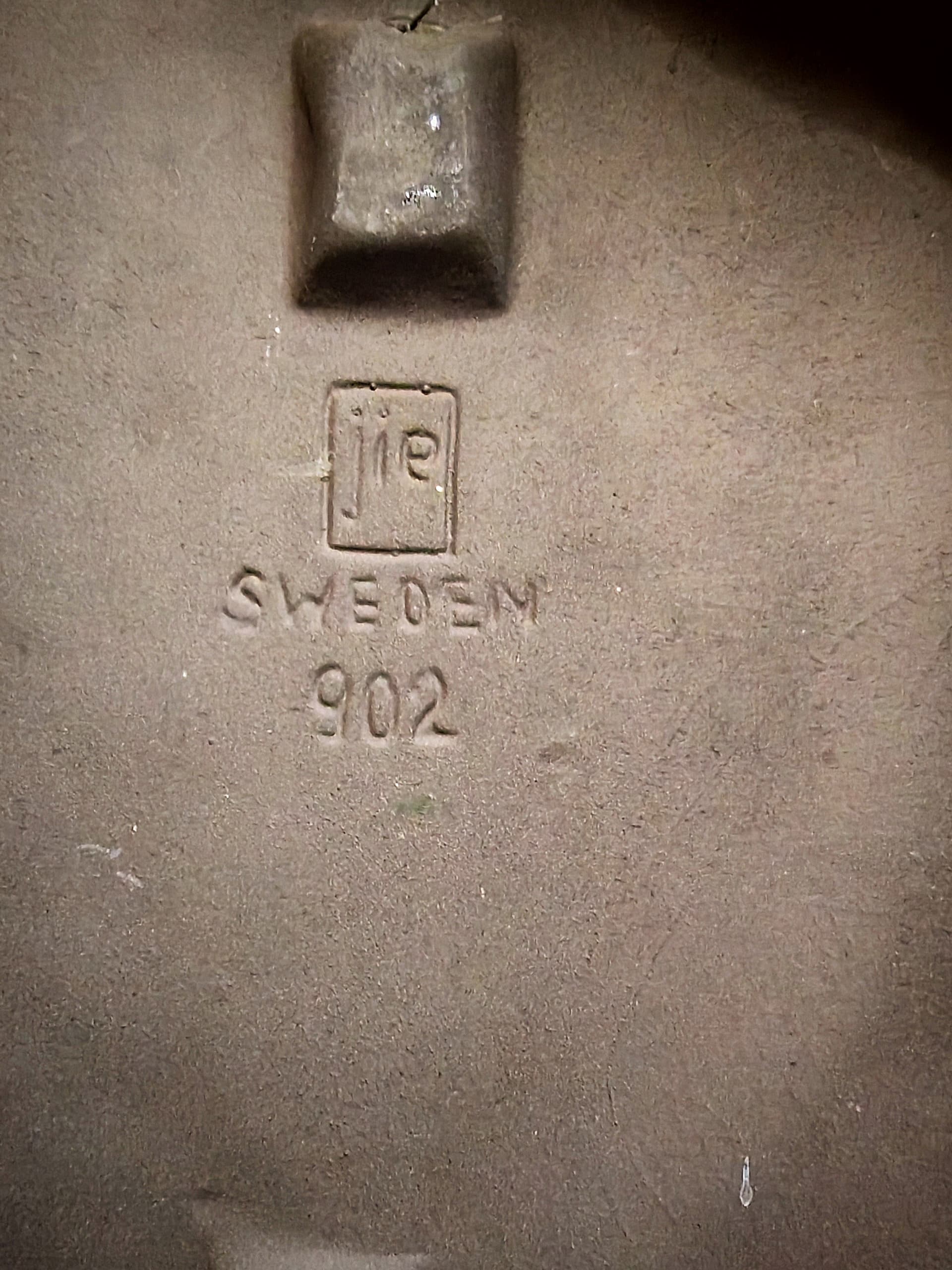 Wall Plaque, brown ceramic, Sweden, 1960s - 194591