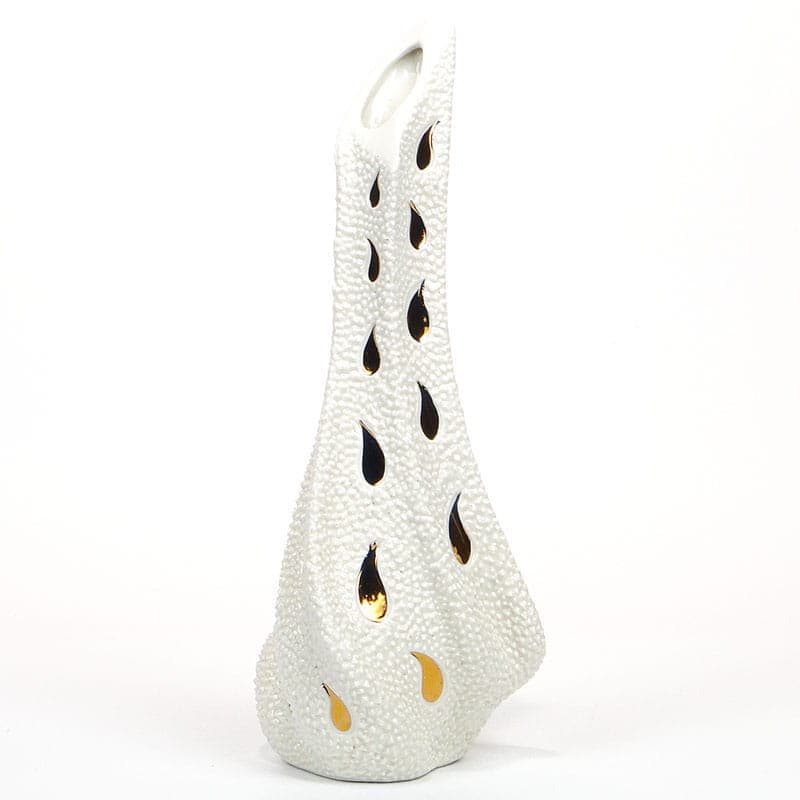 Wazon Kropla, porcelana biała, Steatyt Katowice, Polska, lata 60. - 194651