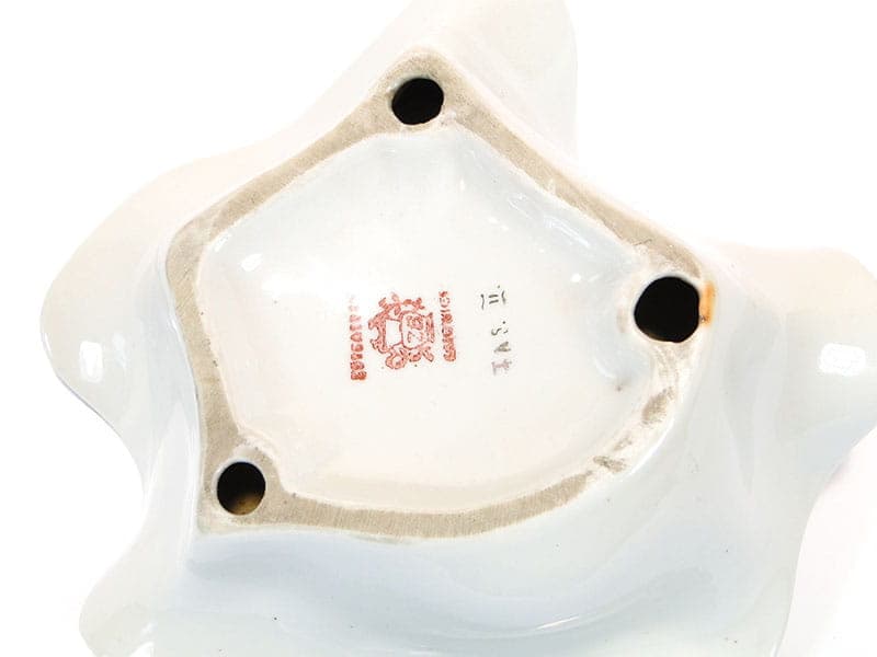 Bowl, red ceramics, by A. Chmiel, Poland, 1960s. - 194693