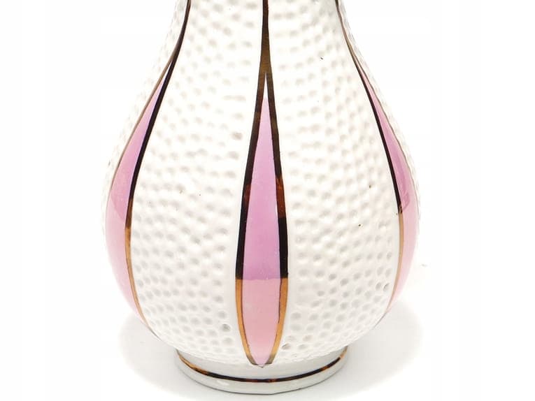 Wazon Pop Art, biały, porcelana, Polska, lata 60. - 194695