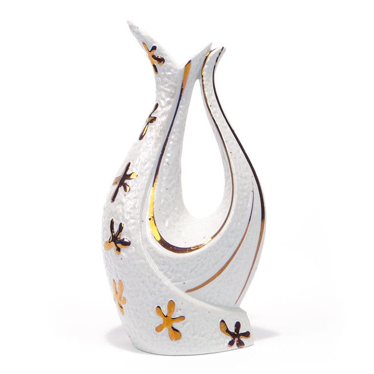 Jug Kogucik Pop Art, white, porcelain, Steatyt, Poland, 1960s. - 194711