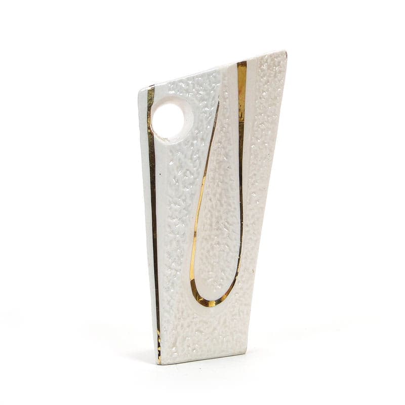 Wazon, ivory white porcelana, Polska, lata 60. - 194743