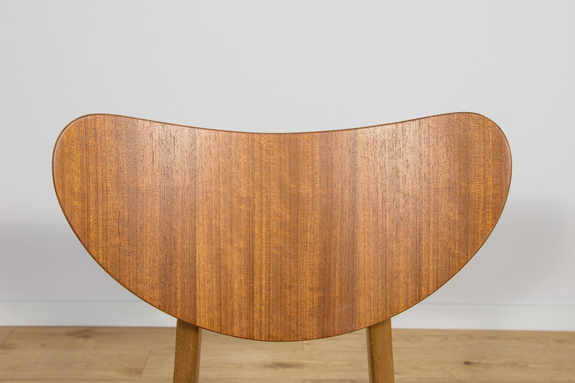 Komplet czterech krzeseł Librenza, beech brązowy, teak brązowy, tkanina zielona, G-Plan, Wielka Brytania, lata 60. - 194760