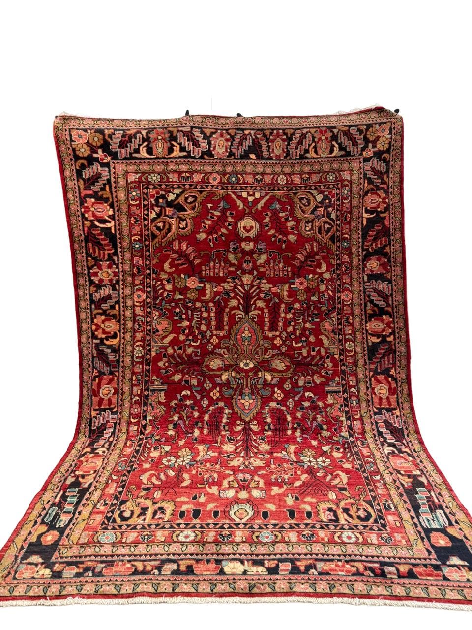 Dywan Lilian 335x225 cm, czerwony, wełna, Iran