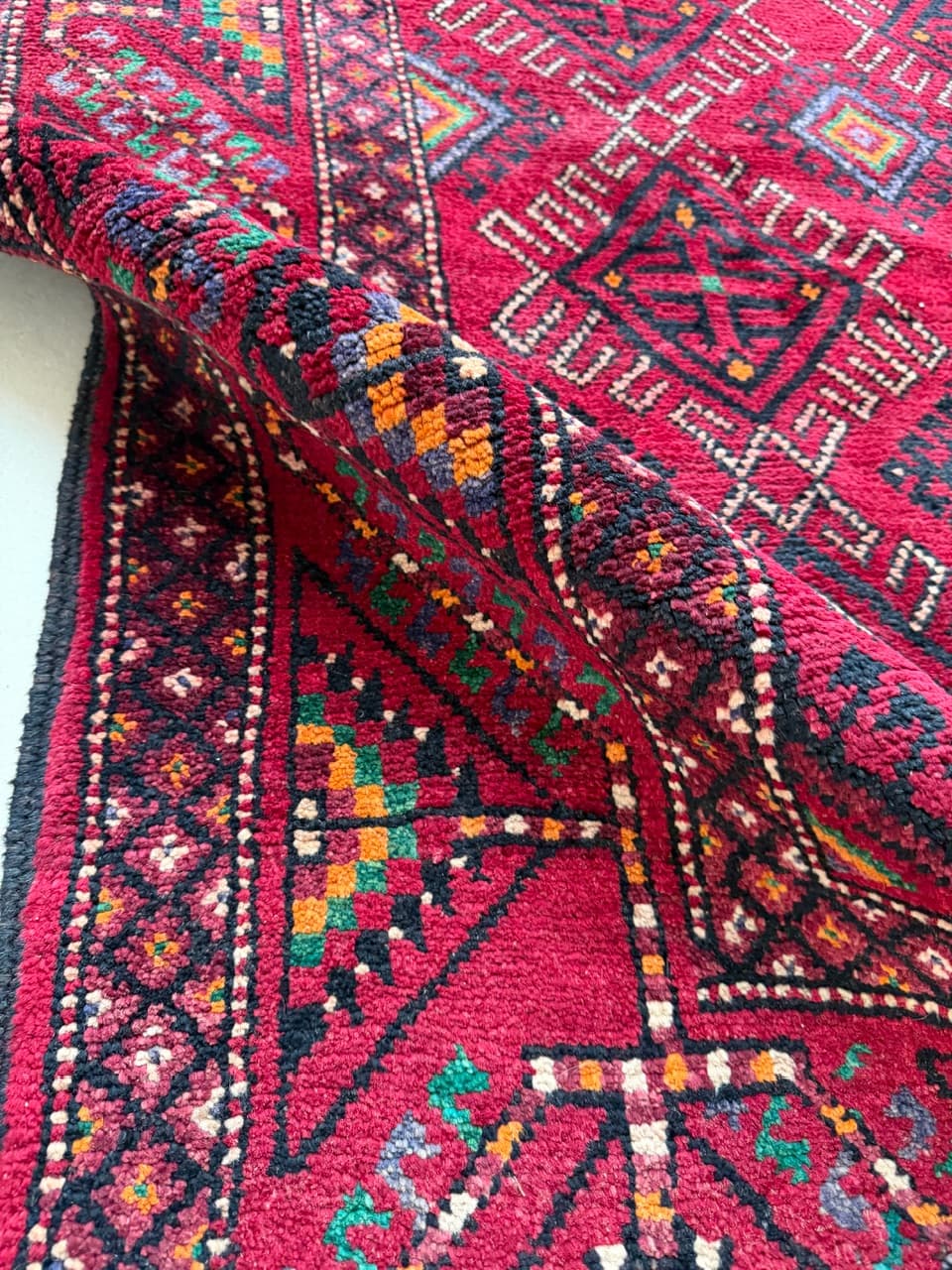 Dywan Beludż, czerwony, wełna, Iran, 290x170 cm - 195102