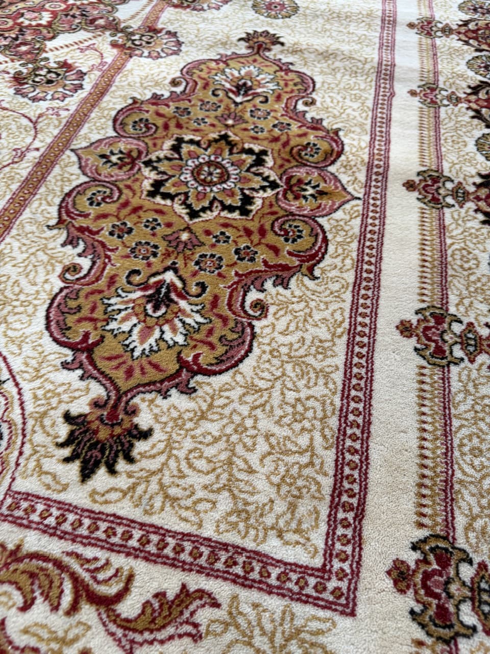 Dywan Sikkim, 350x250 cm, beżowy, wełna, Niemcy, lata 90. - 195110