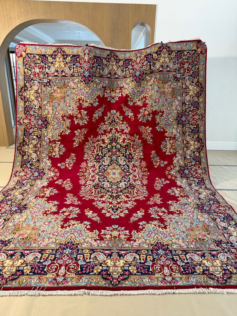 Dywan Kerman, 400x300 cm, multikolor, wełna, Iran - 195206