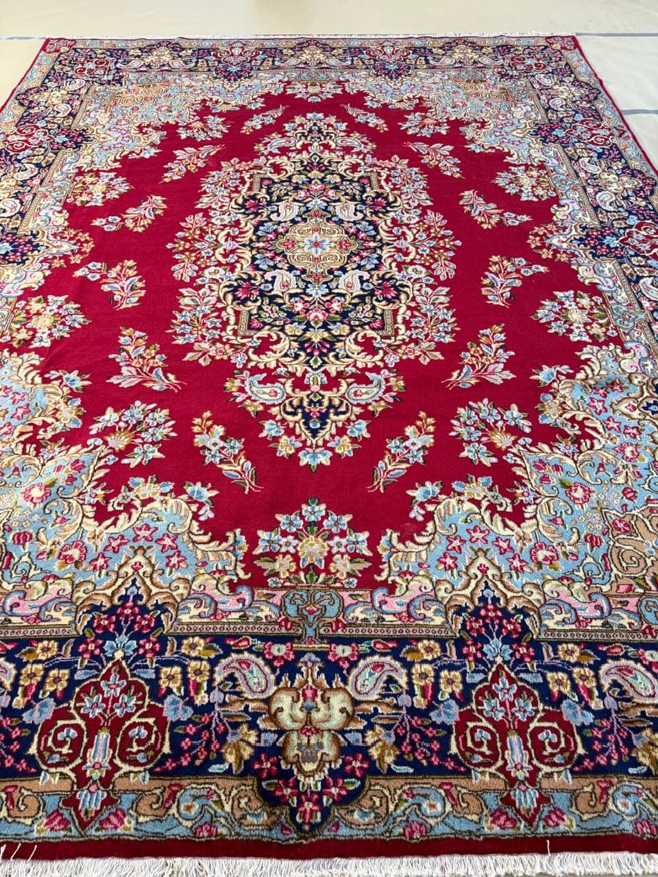 Dywan Kerman, 400x300 cm, multikolor, wełna, Iran - 195213