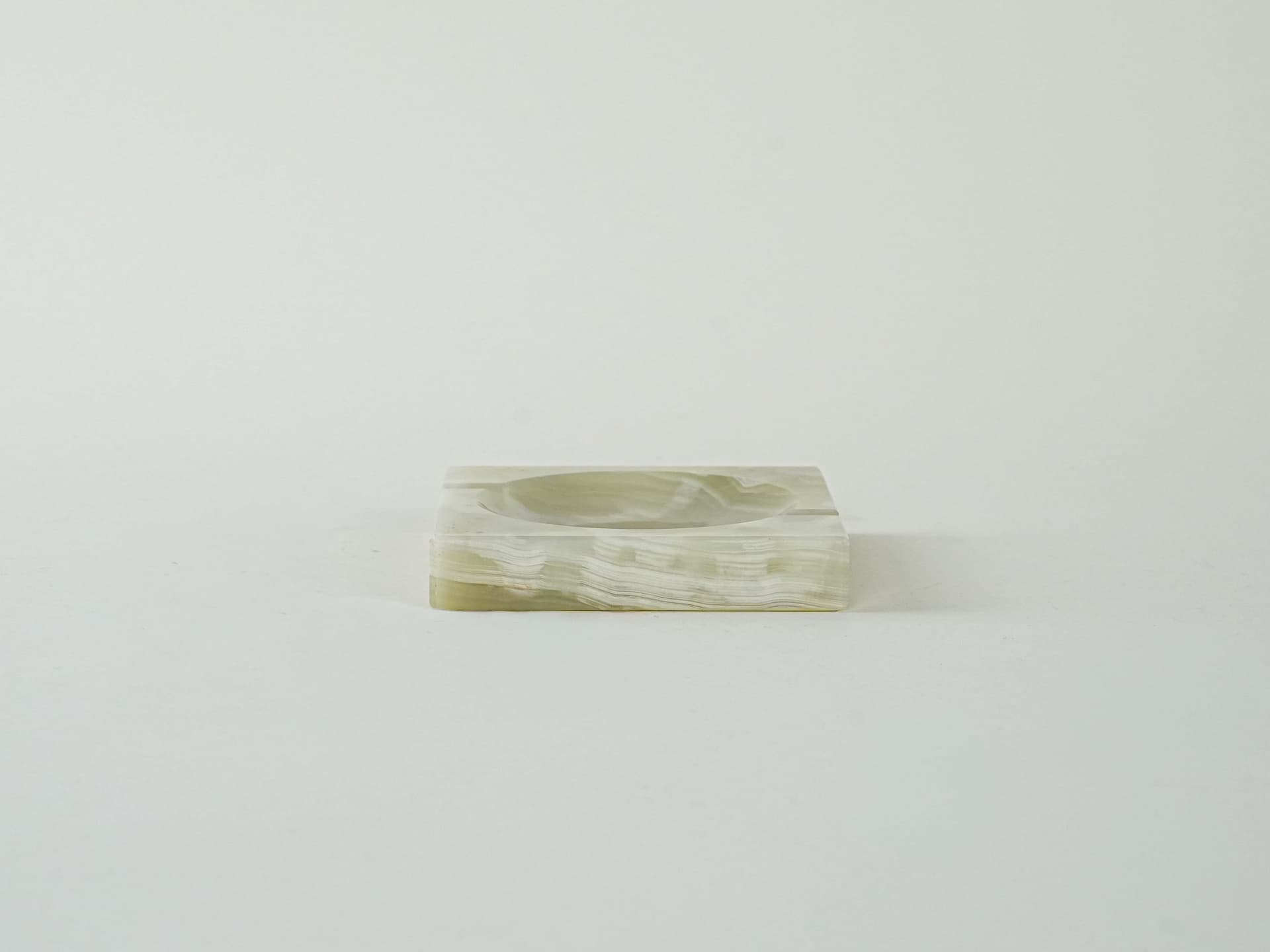 Podstawka, seledynowy onyks, Włochy, lata 60. - 195216