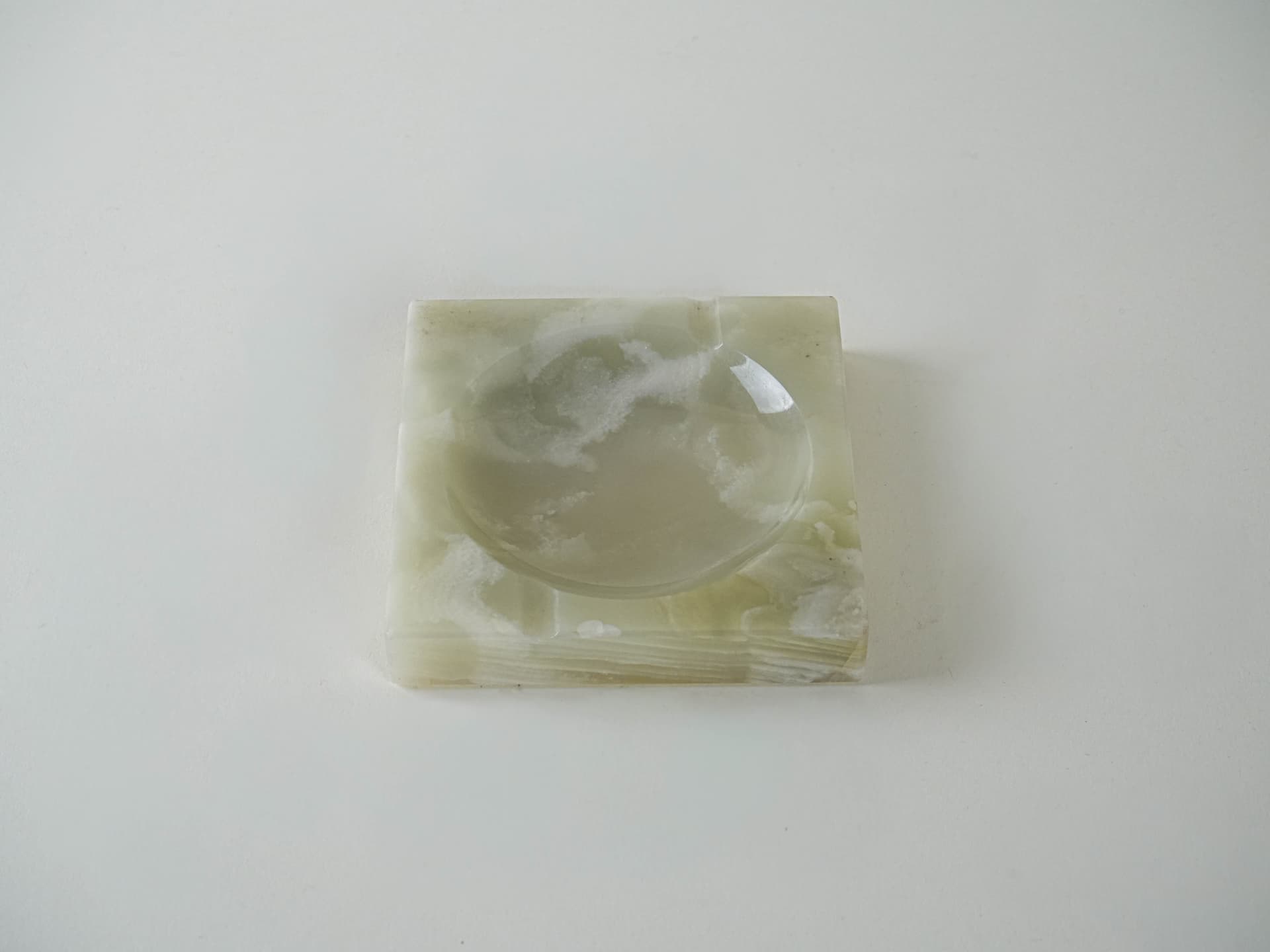 Podstawka, seledynowy onyks, Włochy, lata 60. - 195218