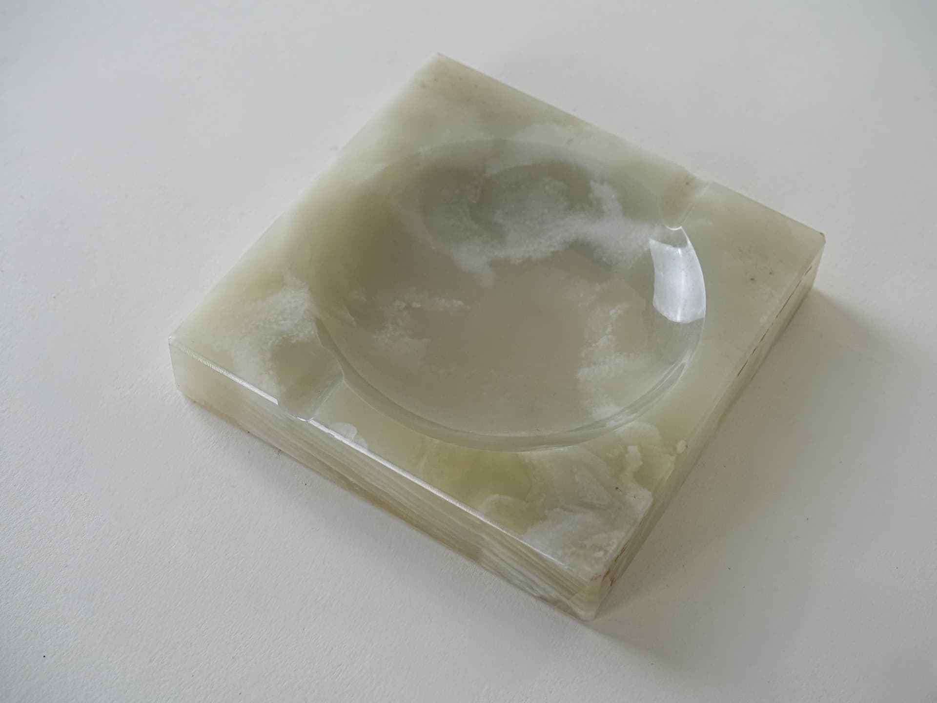 Podstawka, seledynowy onyks, Włochy, lata 60. - 195219