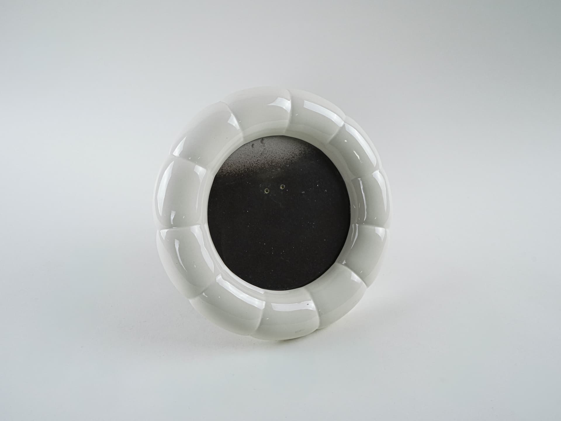 Decorative frame, ivory white porcelain, Italy, 1970s. - 195288