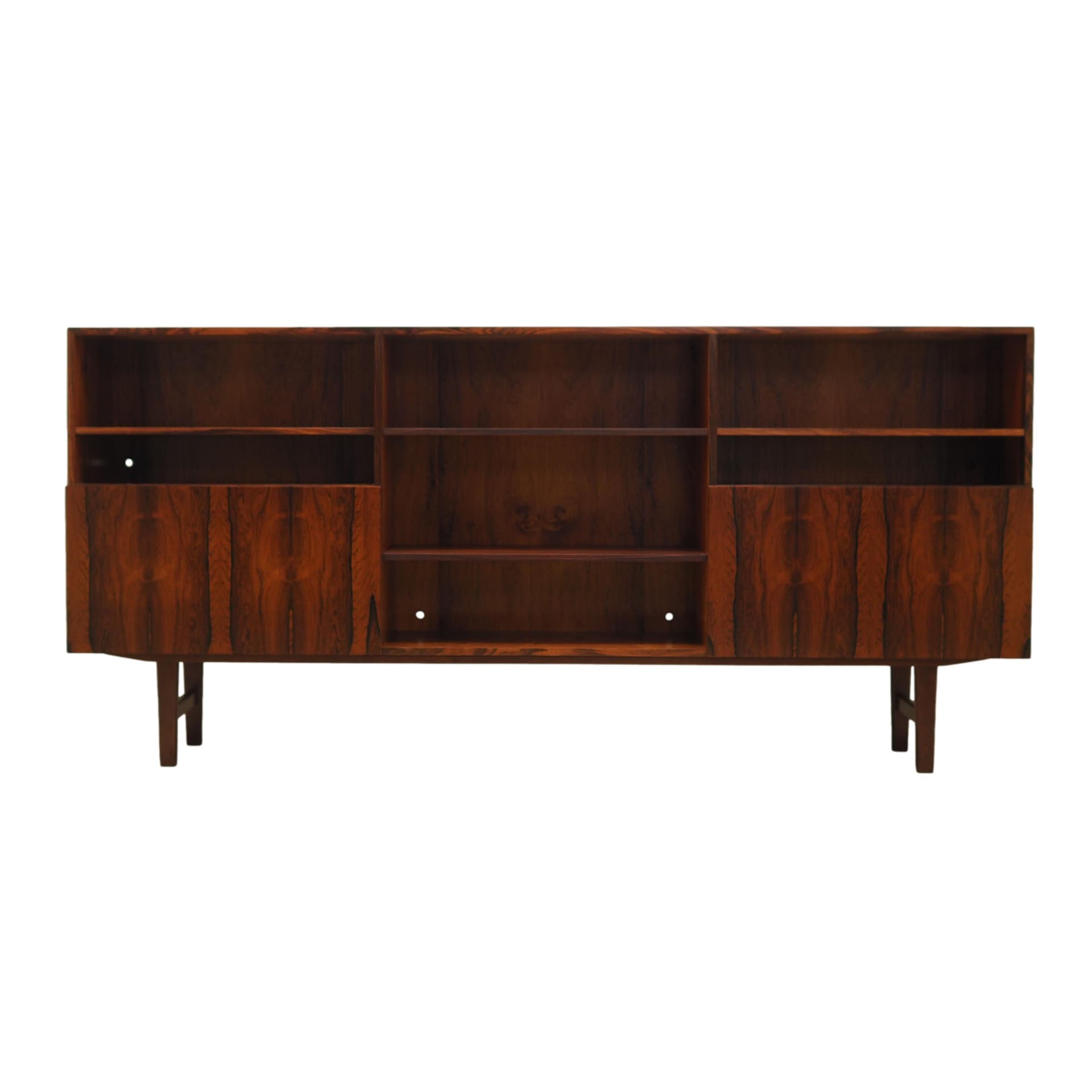 Biblioteczka, palisander brązowy, proj. I. Kofod-Larsen, Dania, lata 70.