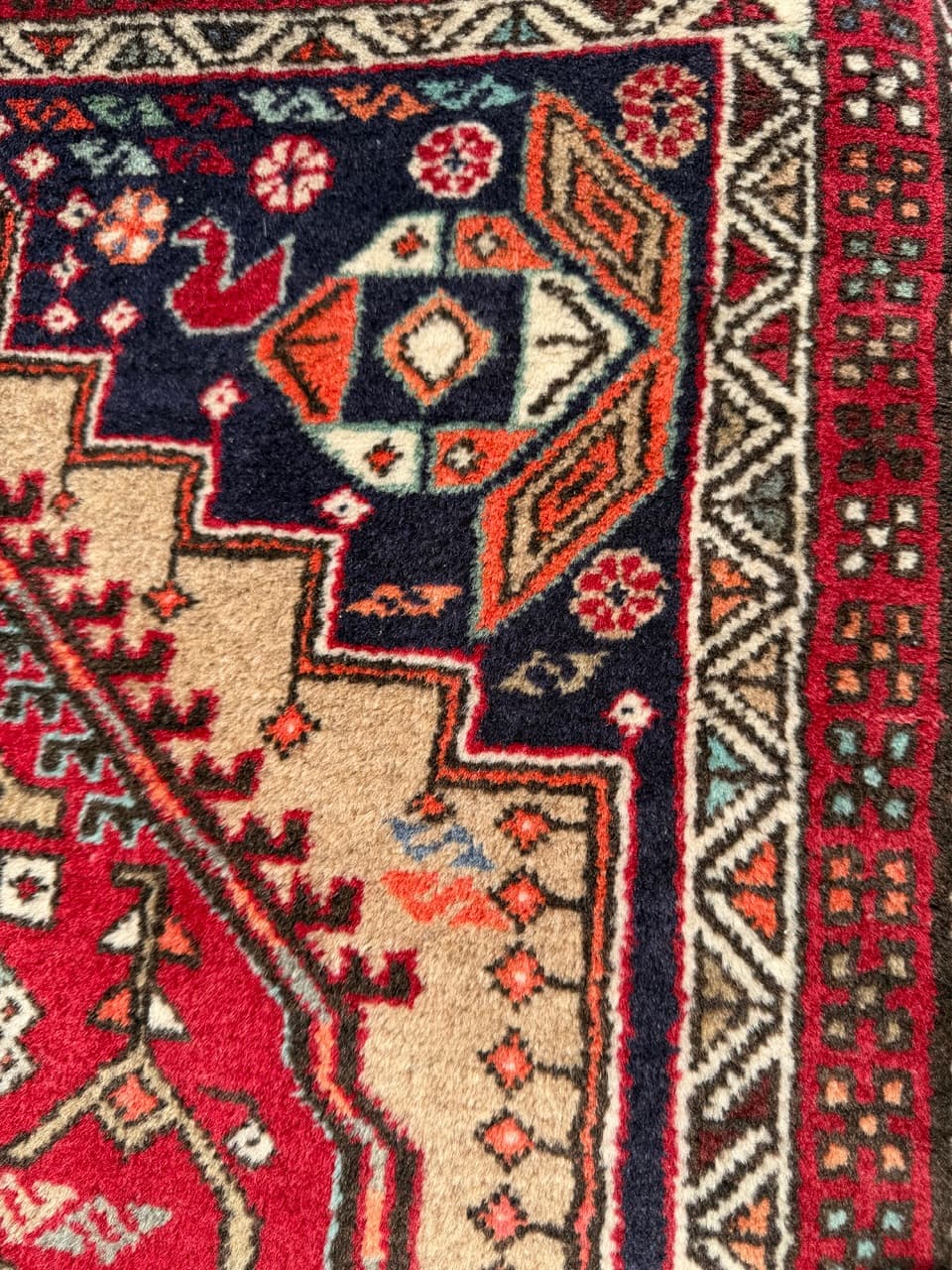 Runner Hamadan 315x80 cm, multicolor wool, Iran, 1990s. - 195356