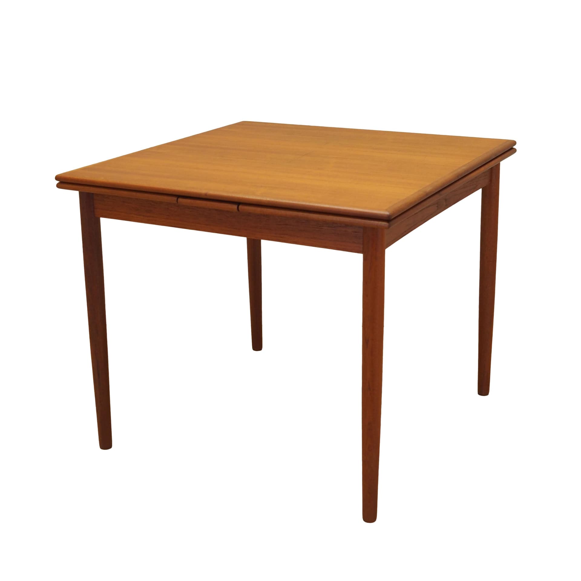 Dining Table, medium brown teak, Denmark, 1970s.