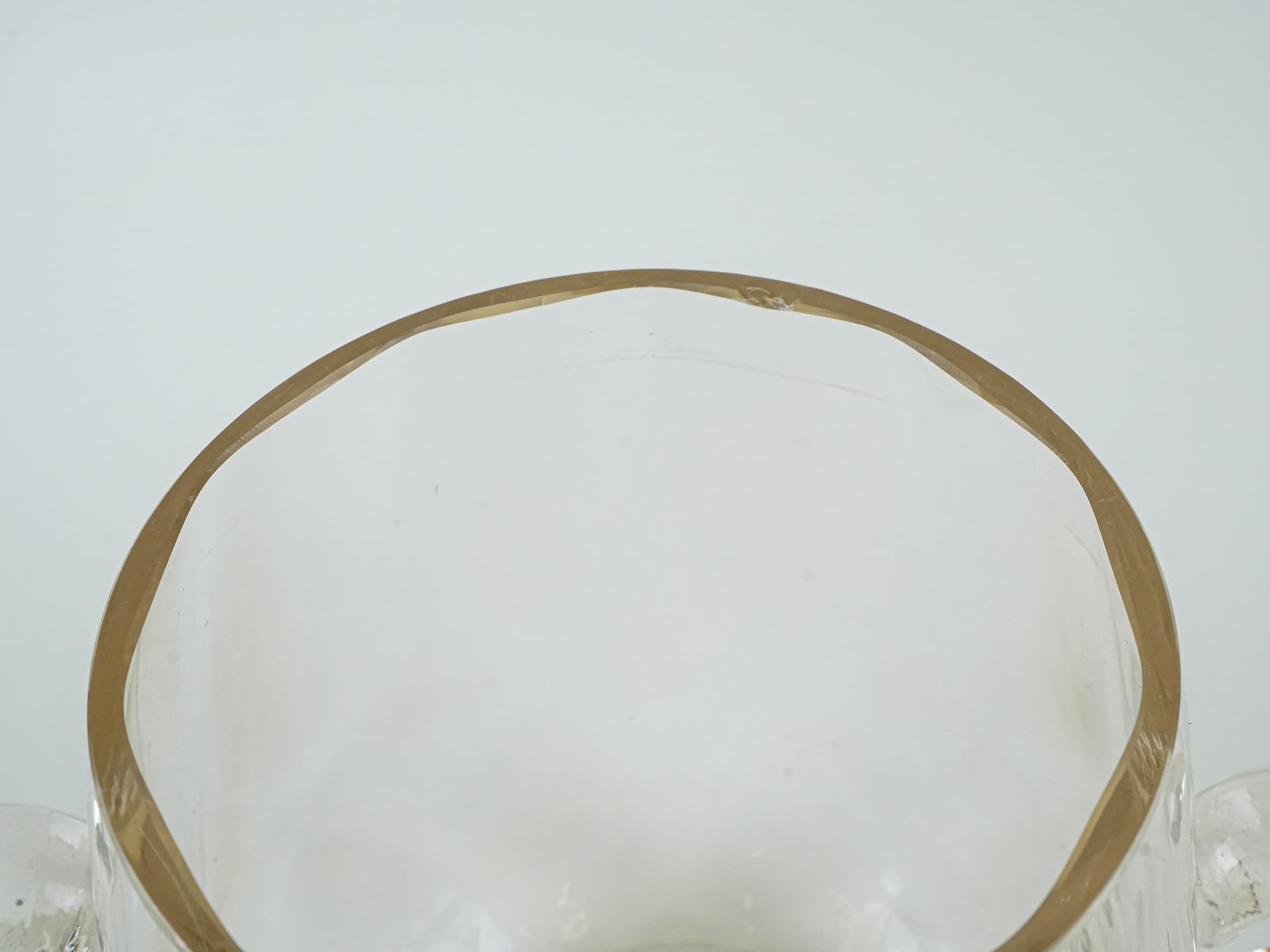 Ice bucket, transparent glass, Italy, 1970s. - 195459