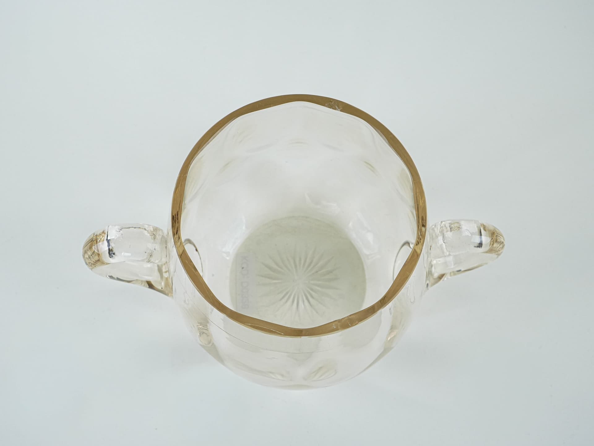 Ice bucket, transparent glass, Italy, 1970s. - 195457