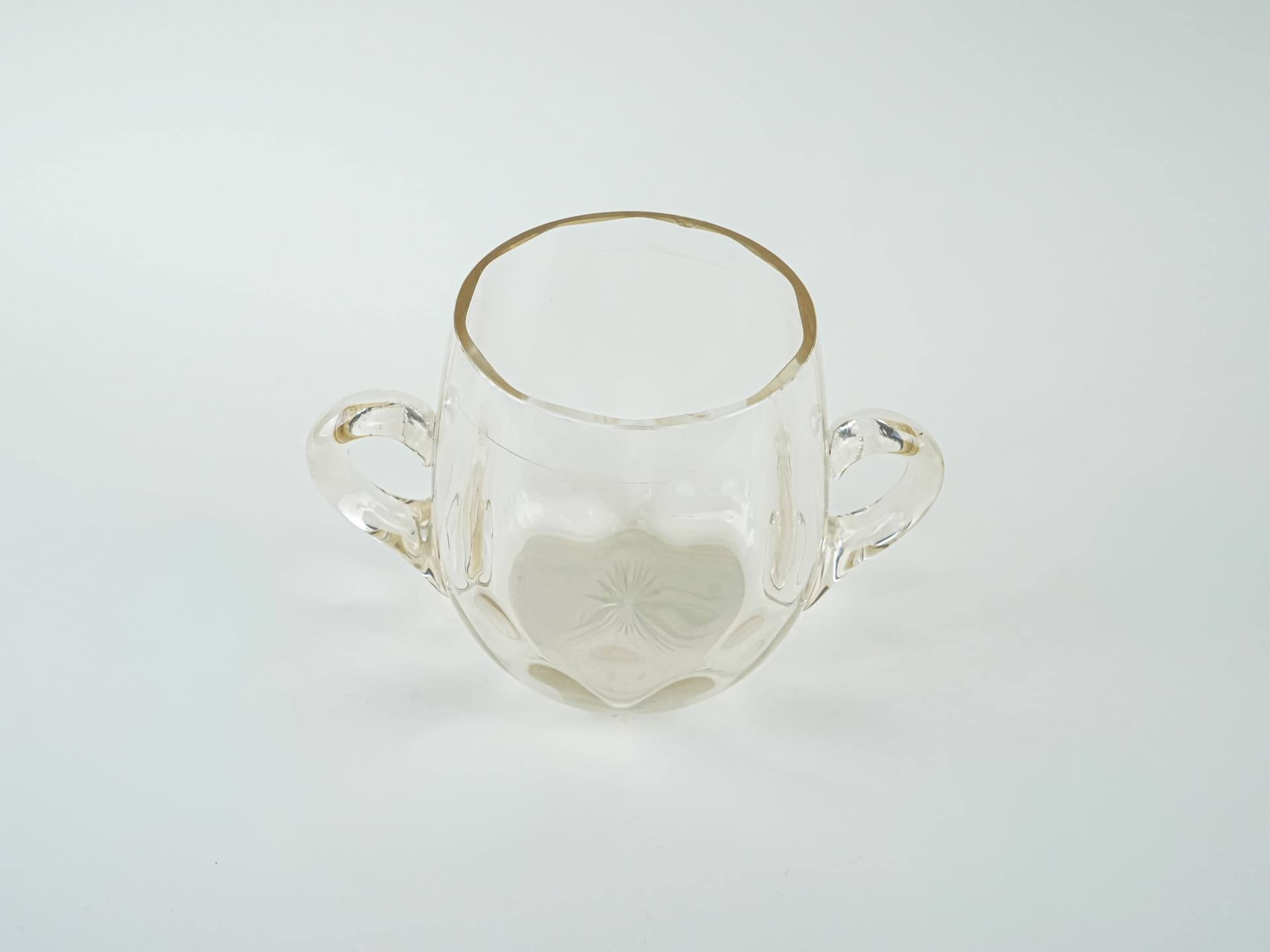 Ice bucket, transparent glass, Italy, 1970s. - 195455