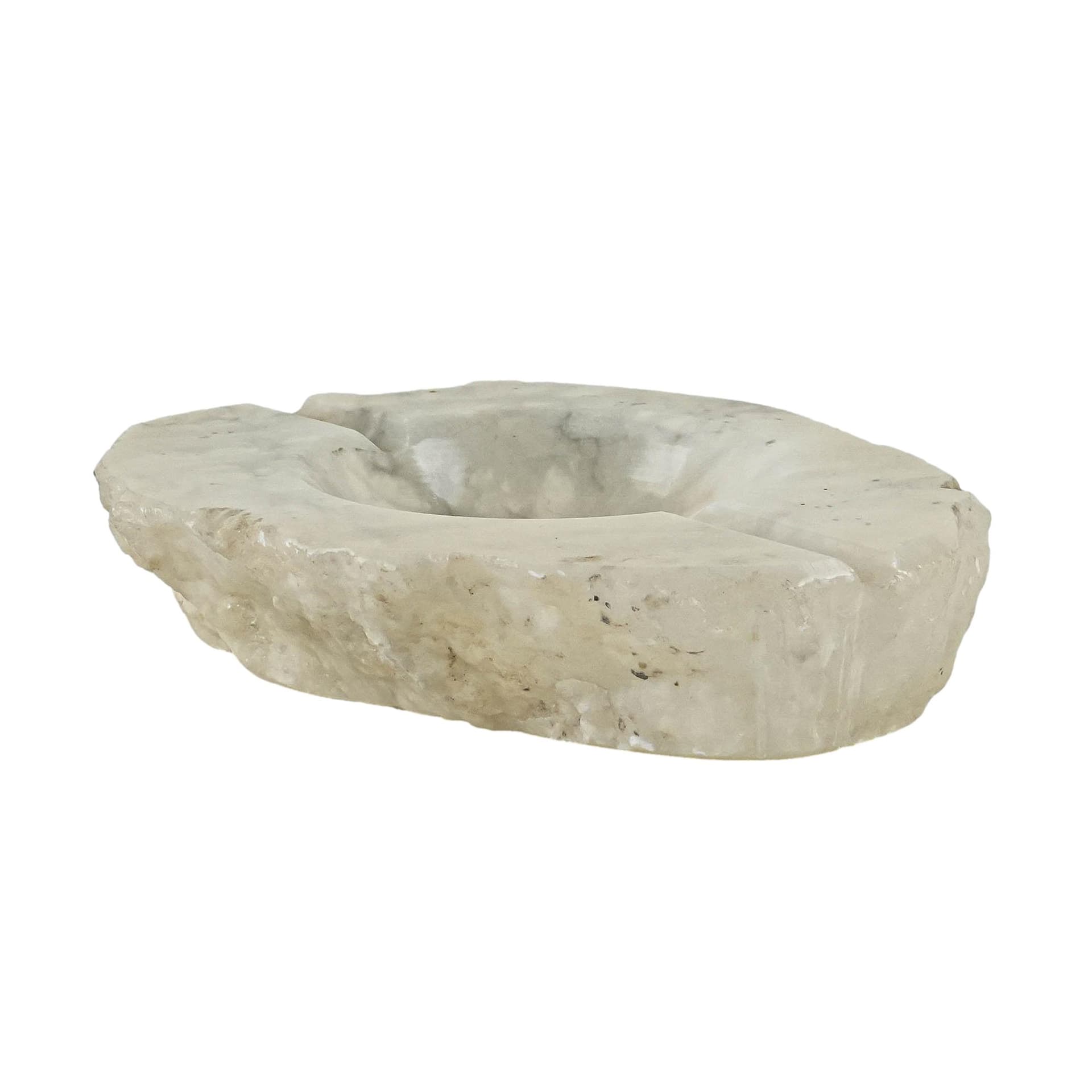 Ashtray, beige onyx, Italy, 1970s.