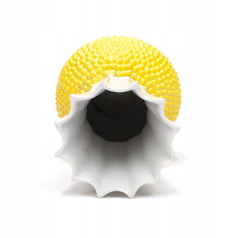 Vase Pop Art, yellow porcelain, Steatyt, Poland, 1960s. - 195558