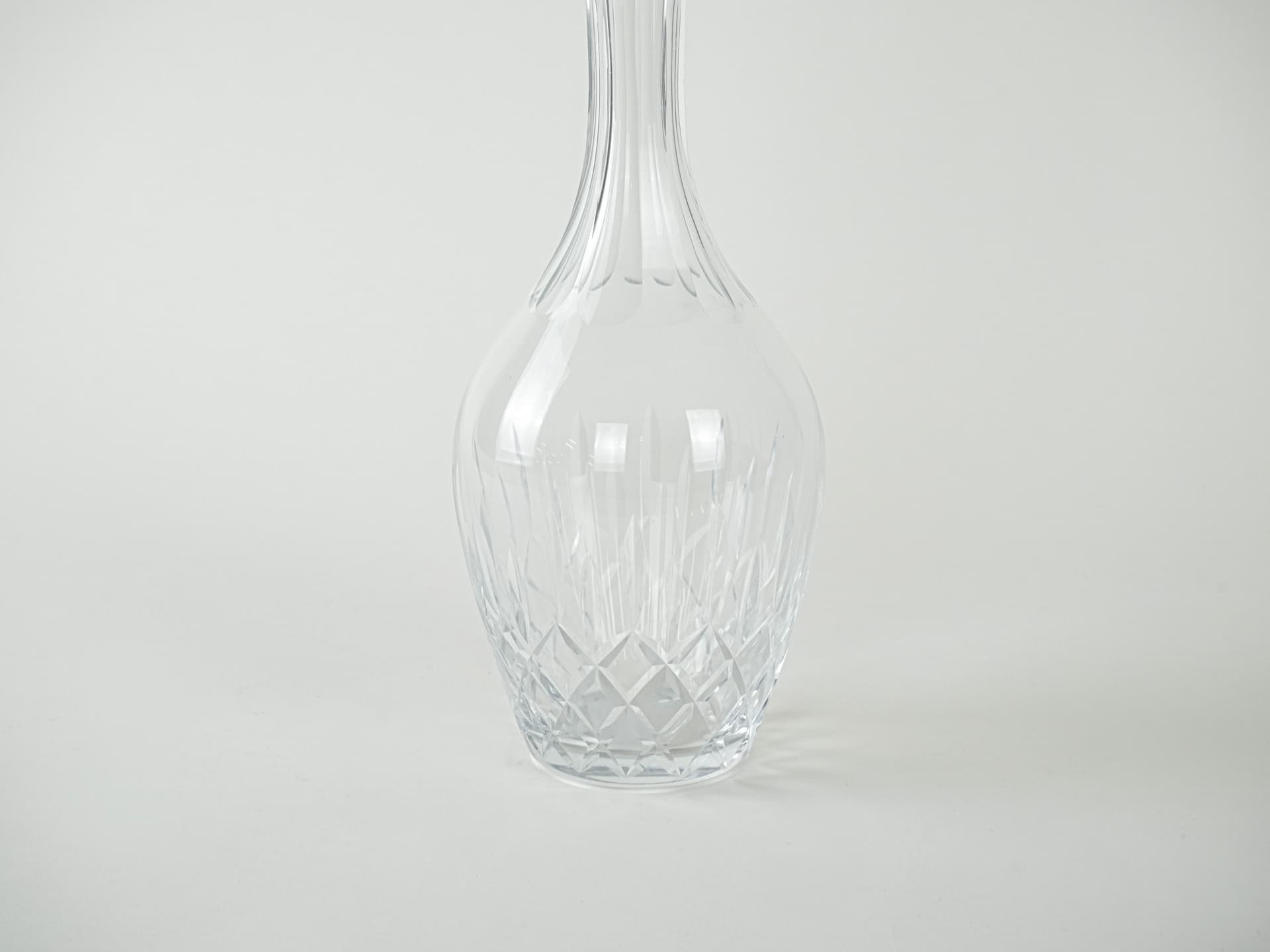 Decanter, transparent crystal, Italy, 1970s. - 195569