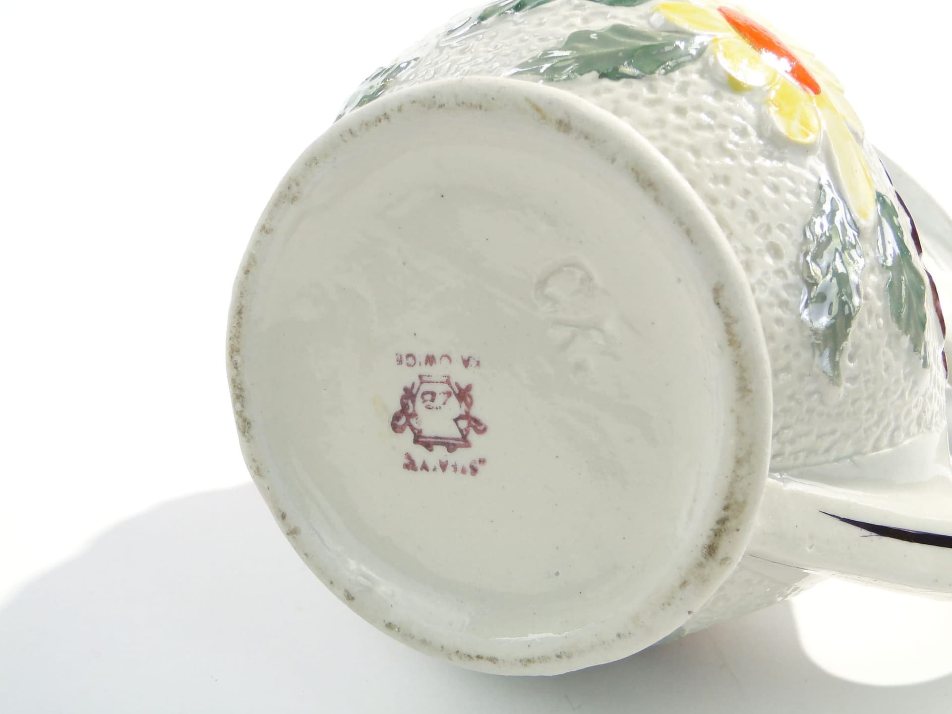 Pitcher Pop Art, ivory white porcelain, Poland, 1960s - 195640