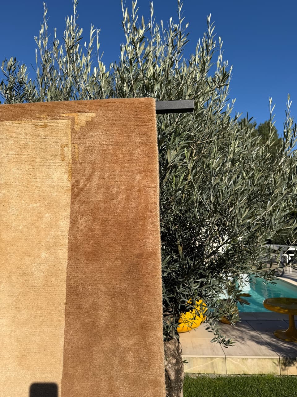 Dywan Art Deco 300x250 cm, beżowy, wełna, Nepal - 195668